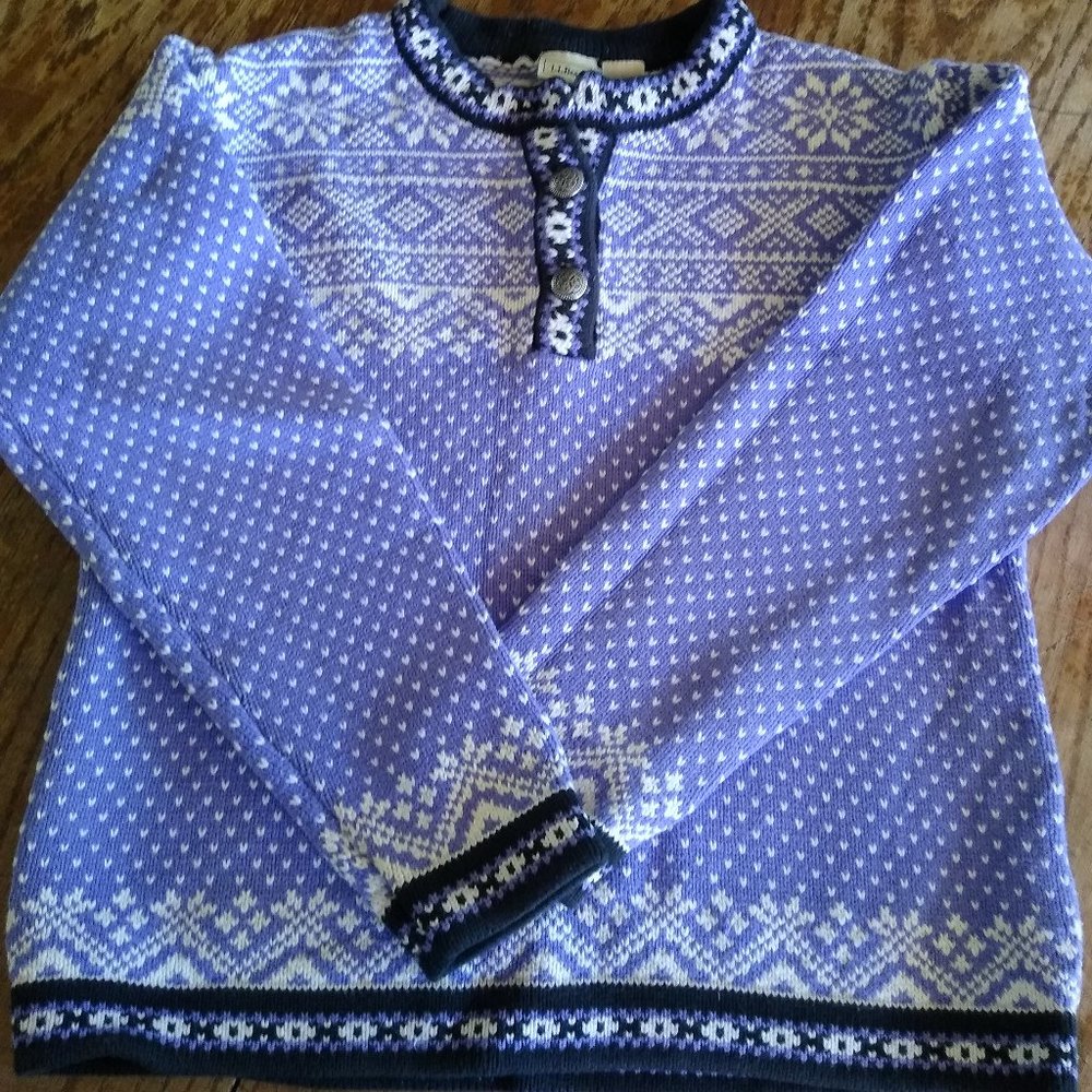 Cotton winter sweater